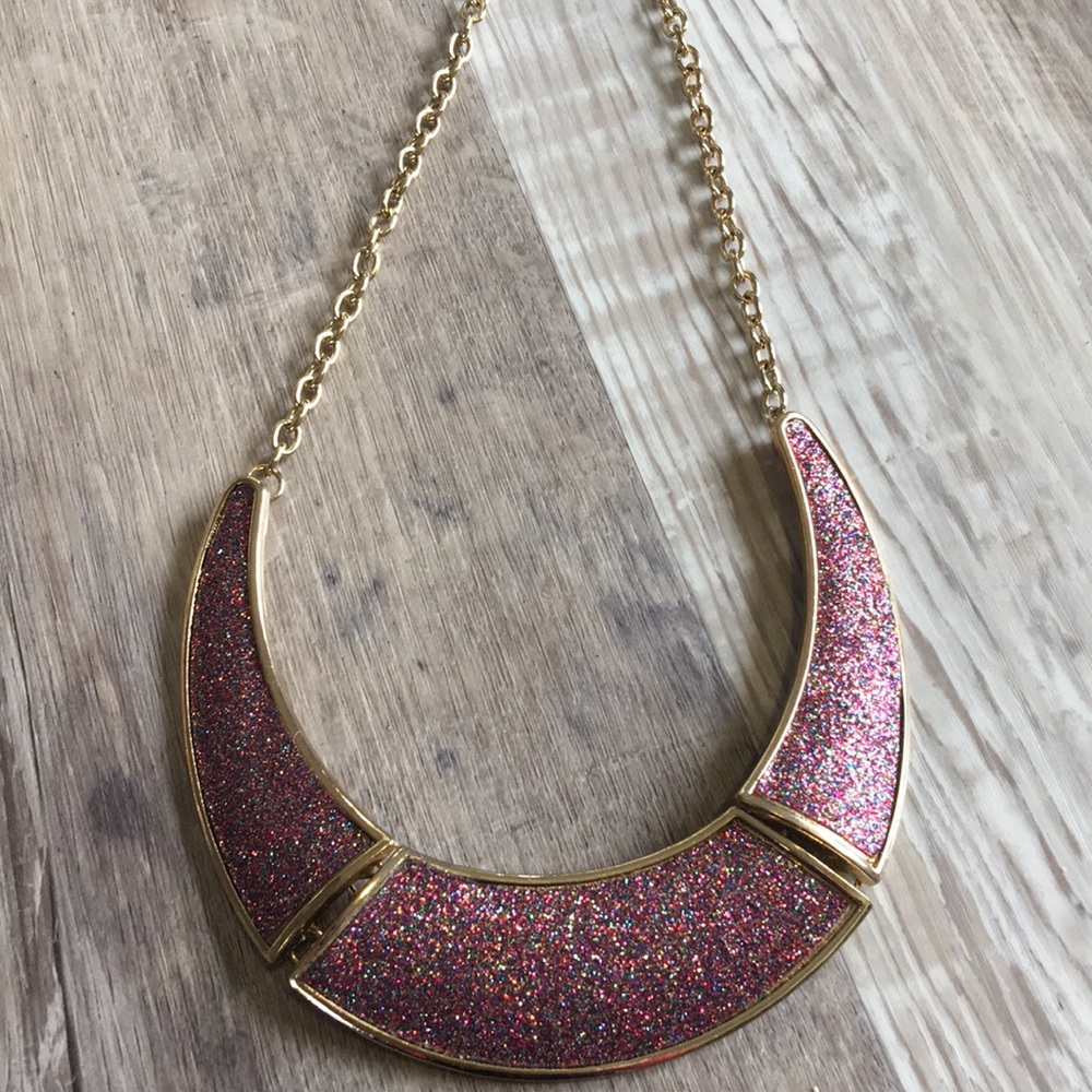 ✨Glitter Statement Necklace✨